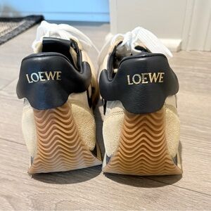 Loewe Black and Tan Sneakers